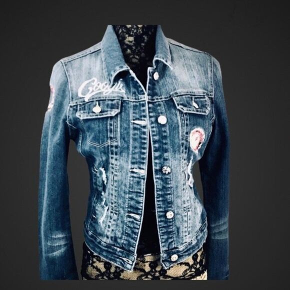 Vintage Coogi Denim Jean Jacket Y - Picture 1 of 8